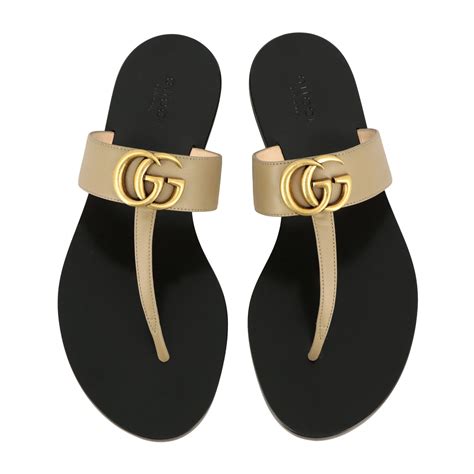 women's gucci sandals sale|Gucci flat sandals women's.